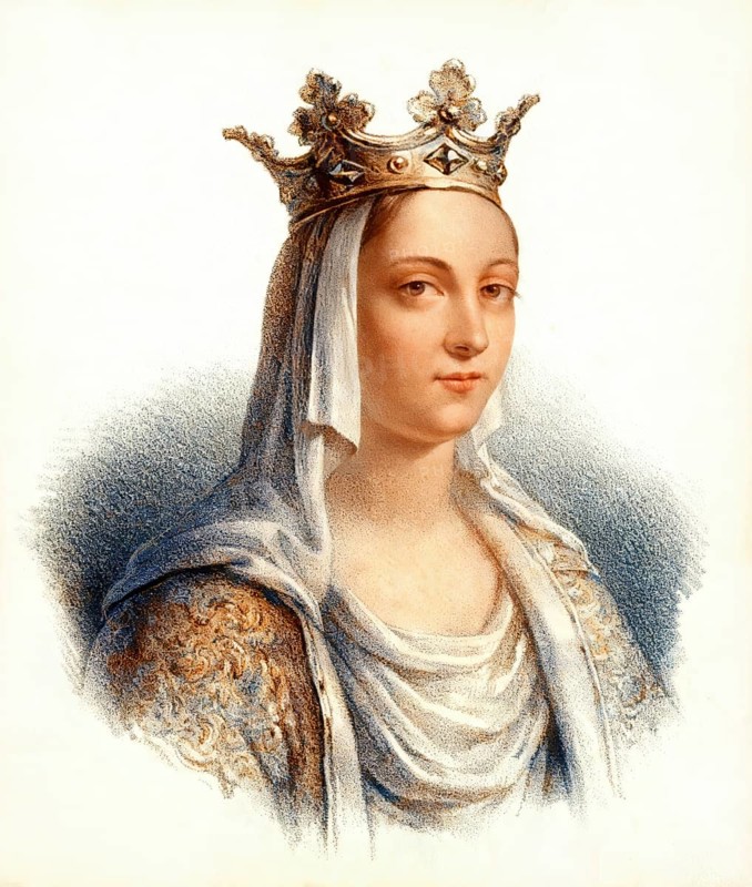 Clotilda, Clotilde, Chrothildis, Chrodechild, Doda, Chrodechild von Heristal, c. 650-692, Queen consort of Thierry III, 654-691, King of all the Franks