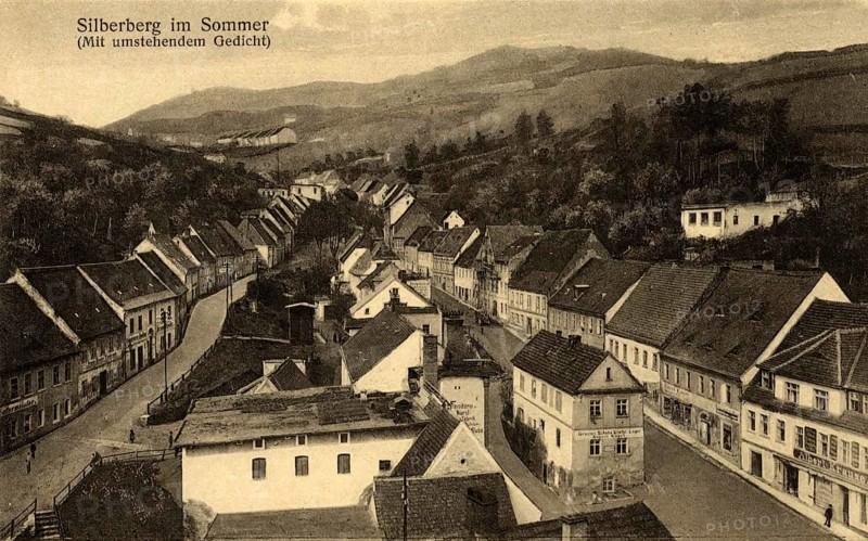 Historical postcard around 1900, Silberberg, today Srebrna Gora in Poland, reproduction of a postcard, historical