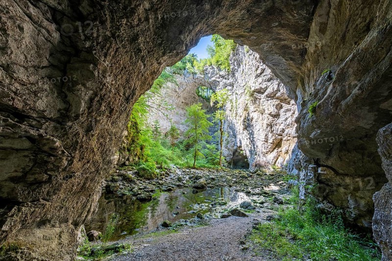 Zelske Jama cave, Rak river, Rakov Skocjan, Notranjska region, Slovenia