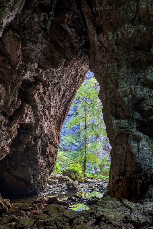 Zelske Jama cave, Rak river, Rakov Skocjan, Notranjska region, Slovenia