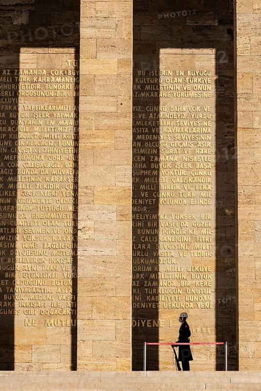 Ankara, Turkey. November 24th 2020 Anitkebir in Ankara is the memorial tomb complex of Mustafa Kemal Ataturk, founder of the modern republic of Turkey