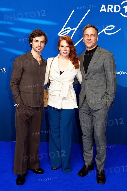 Lior Kudrjawizki, Henny Reents and Tom Wlaschiha, BLUE HOUR, Photo Call, Hotel Telegraph Office, Berlin, 13.02.2026