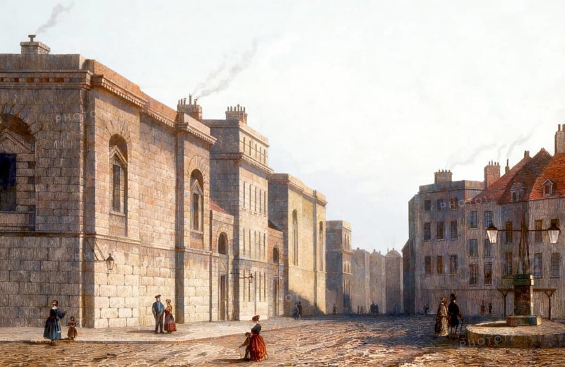 The second Newgate Prison, City of London, England, 19th century