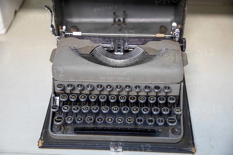 Imperial 'The Good Companion' portable typewriter, manufactured in Leicester, England, UK
