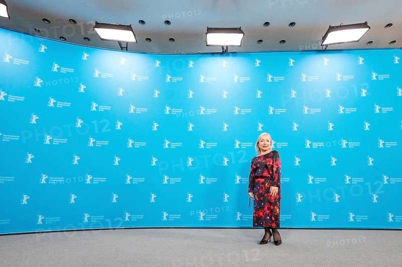 Christine Urspruch (theatre actress) at a photocall for the film Die Blutgräfin at the Berlinale in the Hyatt Hotel Berlin on 16.02.2026. The 76th Berlin International Film Festival will take place from 12 to 22 February 2026