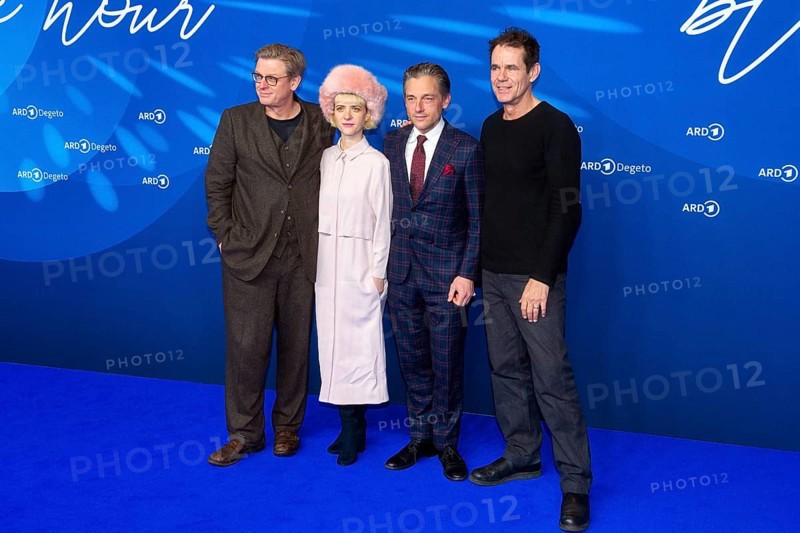 Achim von Borries, Liv Lisa Fries, Volker Bruch, Tom Tykwer, BLUE HOUR, Photo Call, Hotel Telegraph Office, Berlin, 13.02.2026
