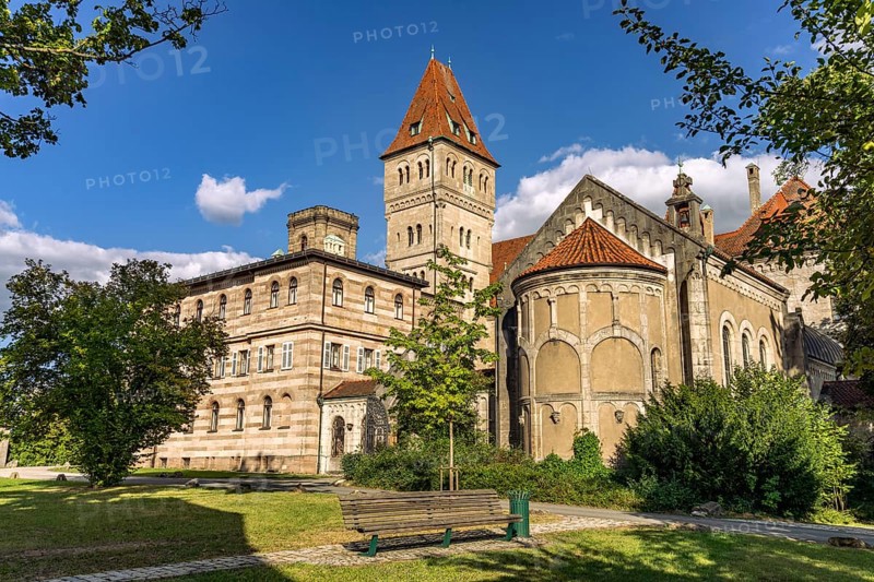 The Faber Castle or Faber-Castell Castle in Stein, Middle Franconia, Bavaria, Germany