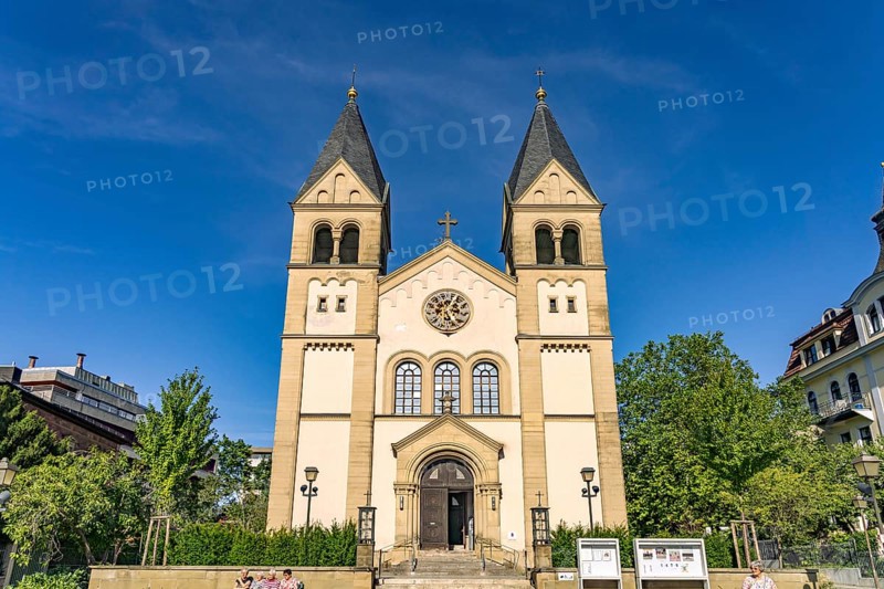 The Protestant Church of the Redeemer in Bad Kissingen State Bath, Lower Franconia, Bavaria, Germany