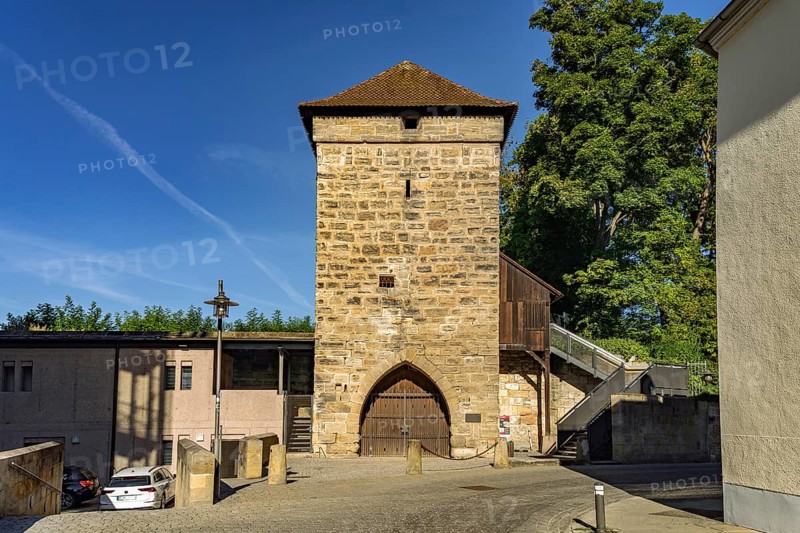 Stadttor Saltorturm in Forchheim, Upper Franconia, Bavaria, Germany