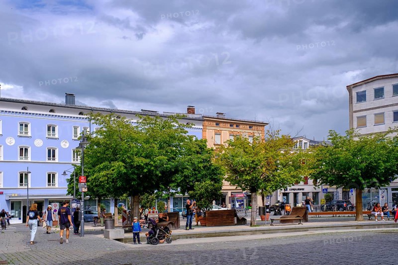 Ludwigsplatz, Rosenheim, Upper Bavaria, Bavaria, Germany