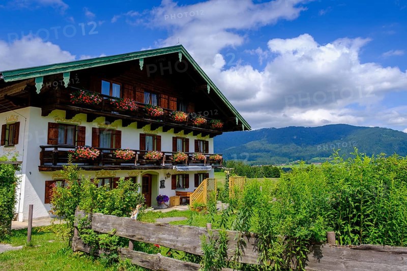 Bauernhof Gschwendt an der Kesselalm bei Inzell, Chiemgau, Upper Bavaria, Bavaria, Germany