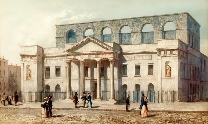 The Theatre Royal, Covent Garden, West End, London, England, 18th century