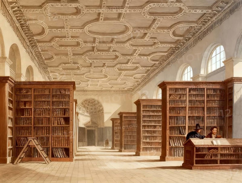 Cambridge University Library, Cambridge, England, 18th century