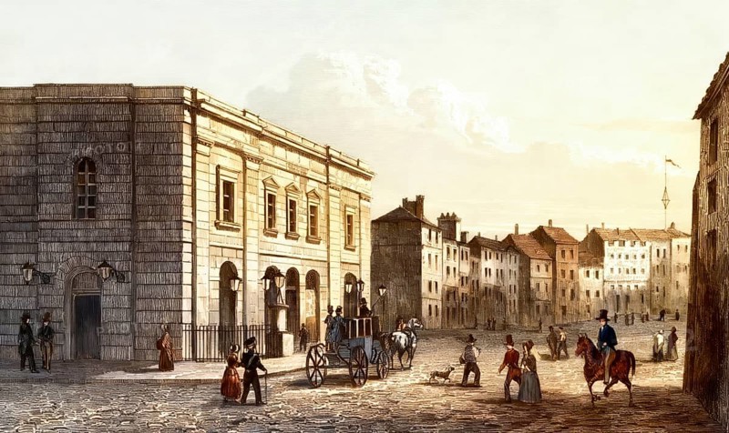 The Theatre Royal, Drury Lane, Covent Garden, West End, London, England, 1809