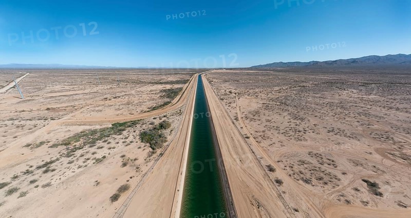 Buckeye, Arizona - The Central Arizona Project canal brings Colorado River water to the desert of Arizona. But drought in the western U.S. has made the continued supply of water less certain