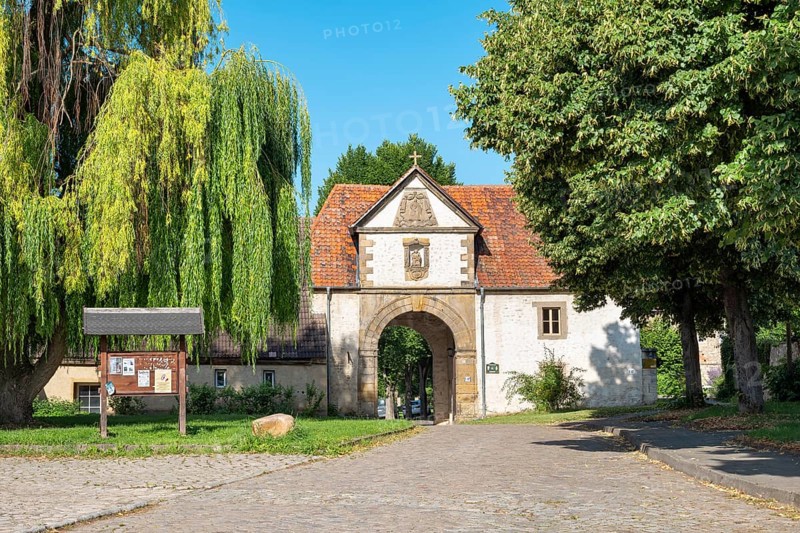 Gatehouse of Hedersleben Abbey, Saxony-Anhalt, Germany