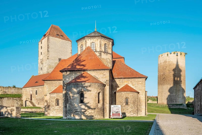 The Romanesque church at Querfurt Castle, Burgkapelle, Querfurt, Saxony-Anhalt, Germany