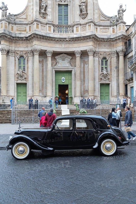 Vintage car, Catania, Sicily, Italy