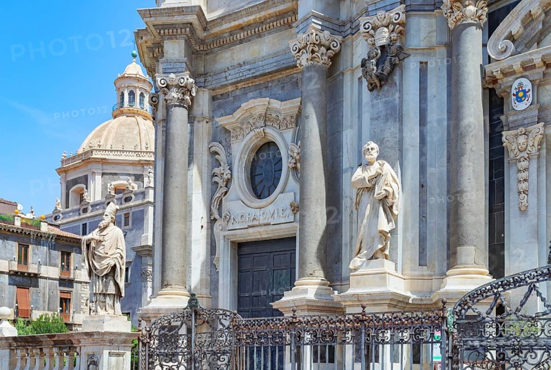 Sant'Agata cathedral, Piazza Duomo, Catania, Sicily, Italy