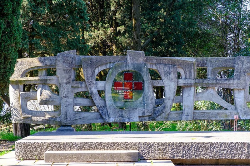 Red Cross Memorial, Memoriale della Croce Rossa, Founding Place of the Red Cross, Solferino, Colli Mantovani, Lombardy, Province of Brescia, Italy