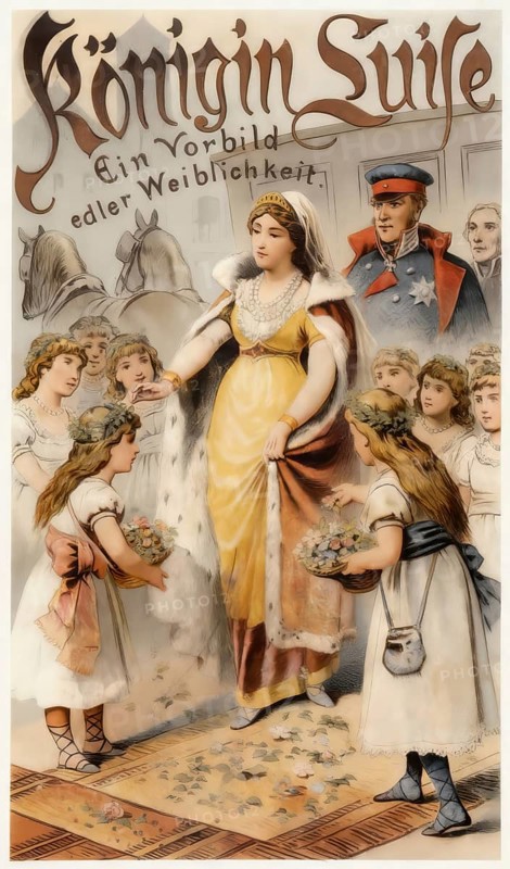 Louise of Mecklenburg-Strelitz, queen consort of Prussia, book title, 19th century