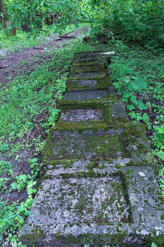 Tombstones at the Jewish cemetery in Lezajsk, Poland