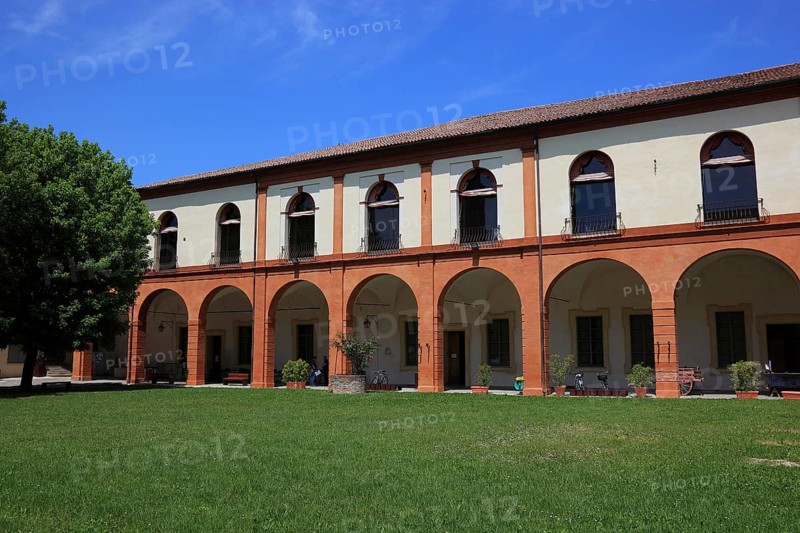 Courtyard, La Rocca, Novellara Castle, Emilia-Romagna, Italy