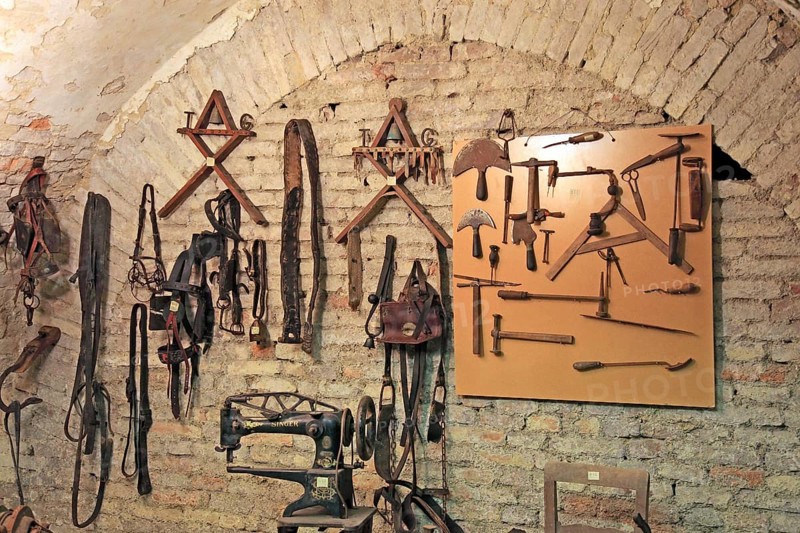 Museo della Civiltà Contadina, Farmers' Museum, La Rocca, Novellara Castle, Emilia-Romagna, Italy