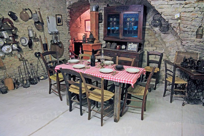 Museo della Civilta Contadina, Farmers' Museum, La Rocca, Novellara Castle, Emilia-Romagna, Italy