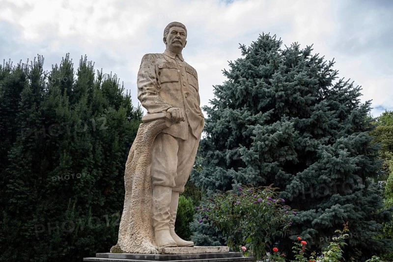 Gori, Georgia. September 9th 2025. Controversial Statue of Joseph Vissarionovich Stalin, Soviet politician and revolutionary who led the Soviet Union from 1924 until 1953 located in Stalin Park at the Stalin Museum, Gori, Georgia