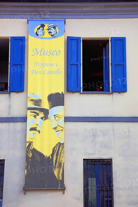 Italy, village of Brescello, Museum of Don Camillo and Peppone, Emilia-Romagna