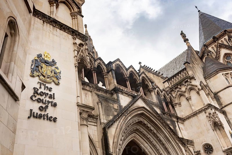 London, United Kingdom. August 2nd 2023 Royal Courts of Justice, High Court and Court of Appeal of England and Wales. The Law Courts building in the Strand Westminster, London, United Kingdom