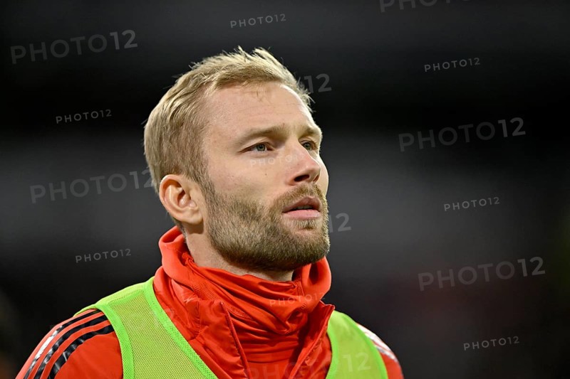 Konrad Laimer FC Bayern Munich FCB (27) portrait Substitute Football Bundesliga, DFB Cup, Allianz Arena, Munich, Bavaria, Germany