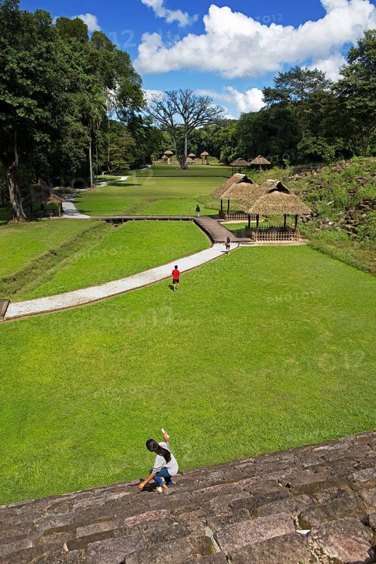 Quirigua Archaeological Park, pre-Columbian Mayan city in the jungle or jungle, Izabal Department, Guatemala