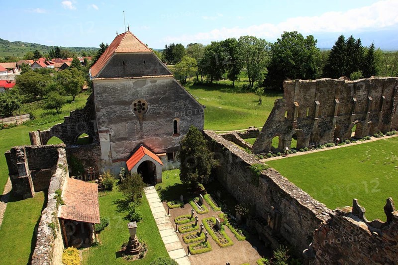 Former Cistercian monastery Carta, Kerz, founded in the 12th century by Cistercian monks and is one of the oldest religious monuments in the region, Sibiu County, Transylvania, Romania