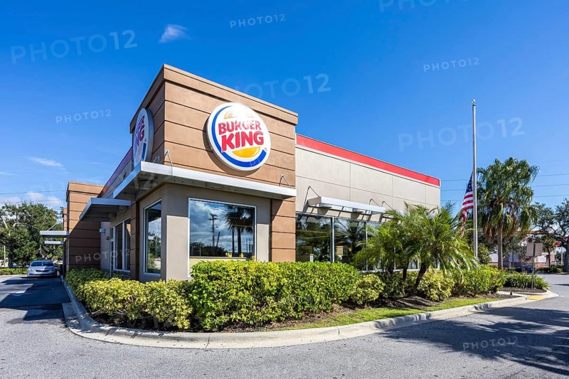 Burger King Fast Food Restaurant branch in Tampa, United States