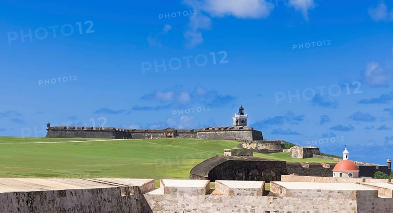 Castillo San Felipe del Morro Fortress in old San Juan, Puerto Rico, UNESCO site