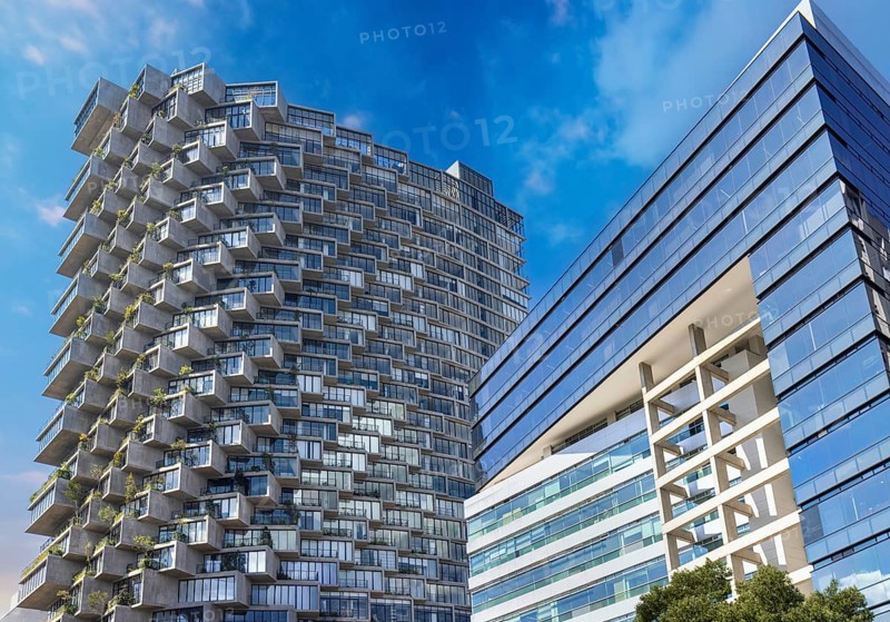 Quito, Ecuador. Carolina Park modern condominiums in Quito central business district