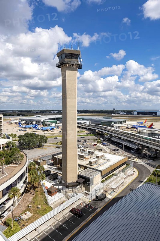 Tampa Airport Tower and Airside C Terminal, USA