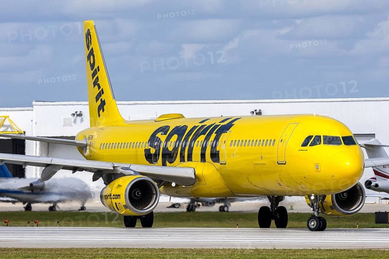 An Airbus A321 Spirit Airlines aircraft with license plate N662NK at Fort Lauderdale airport, USA