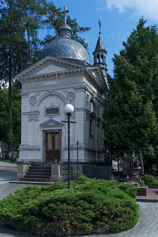 Mausoleum of the Polish entrepreneurial family J. A. Baczewski, Lützenhofer cemetery Lychakivsky cemetery, Lviv, Galicia, Ukraine