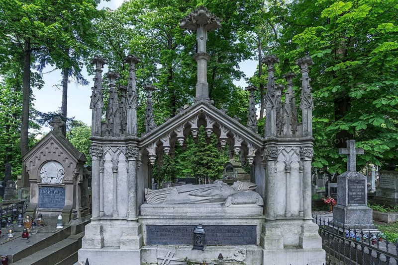 Tomb of Archbishop of Lemberg Samuel Cyryl Stefanowicz, 1755-1858), Lützenhofer Cemetery Lychakivskiy Cemetery, Lviv, Galicia, Ukraine