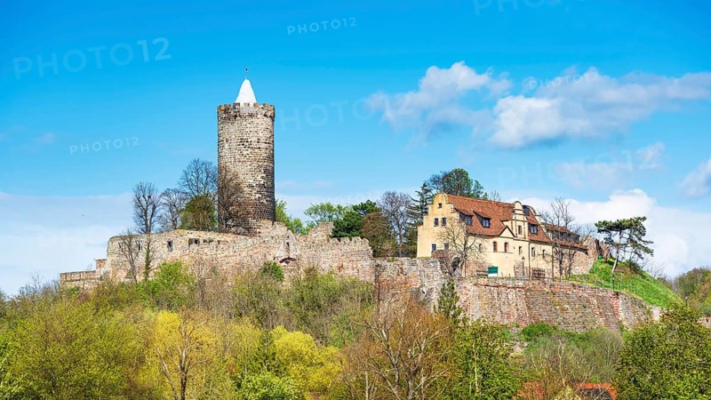 Schönburg Castle im Saaletal, Naumburg, Burgenlandkreis, Saxony-Anhalt, Germany