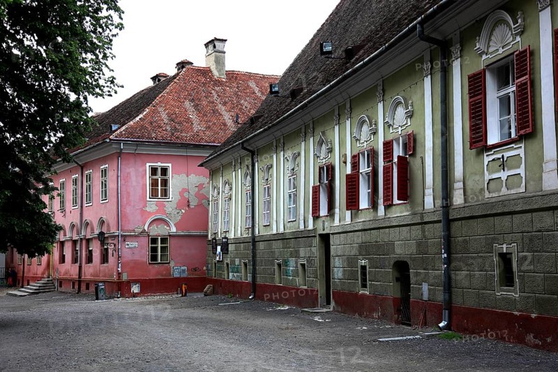 Johannes Honterus School building in Brasov, Brasov, Romania