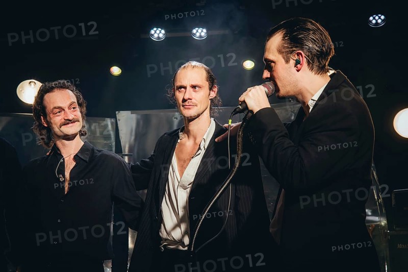 Singer Ben Hartmann and pianist Johannes Aue from Billions live on 10 years of cocaine and raspberry ice cream tour 2026 in Berlin's ballroom Kreuzberg on 05.02.2026