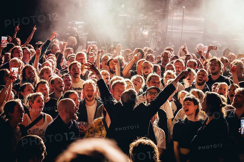 Singer Ben Hartmann from Billions live in the audience on 10 years of cocaine and raspberry ice cream tour 2026 in Berlin ballroom Kreuzberg on 05.02.2026