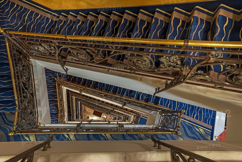 Staircase in a hotel, Ukraine