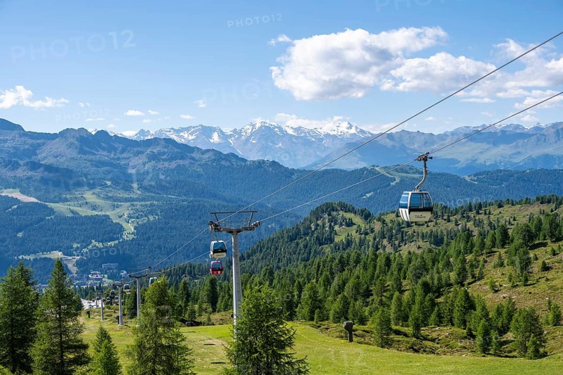 Molveno Cable Car, Brenta, Brenta-Adamello Natural Park, Trentino, Italy