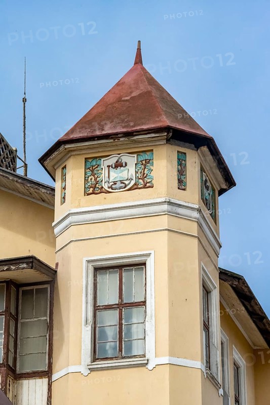 Historic German colonial building, Swakopmund, Erongo region, Namibia