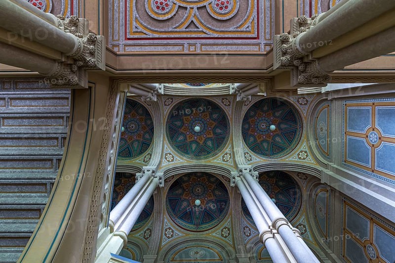 Staircase of the National Yuri Fedkovych University, founded in 1875, Czernowicz, Ukraine